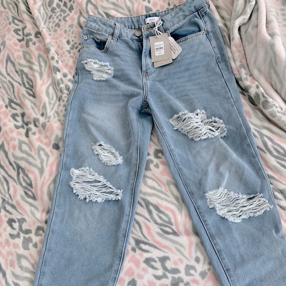 Forever 21 Recycled Slim Straight Jeans Size 25 - Picture 2 of 5